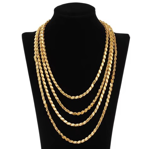 Goldkette altin pullu zincir - goldkette|altin,