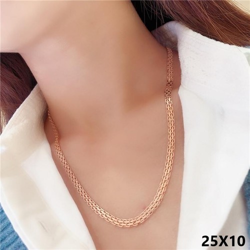 Damen kette 585 rosegold - kette,