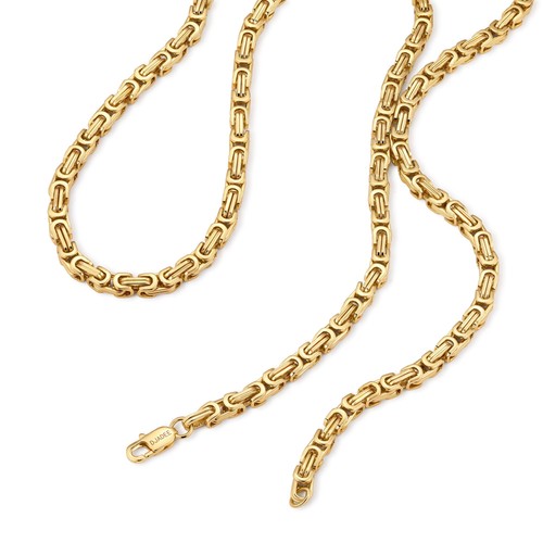 Herren kette vergoldet gold - gold, 18