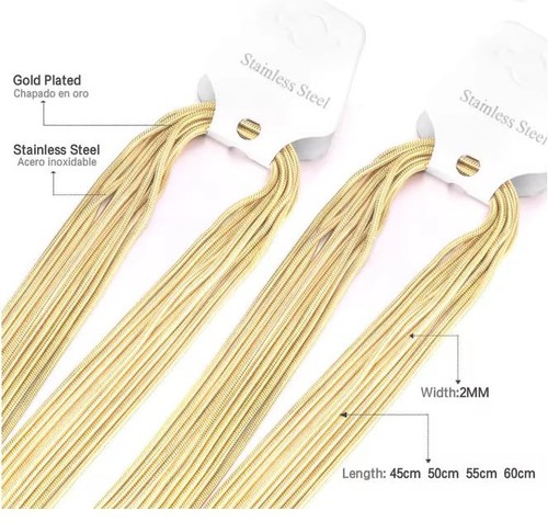 Feine goldkettchen 2mm 50cm - goldkettchen, /