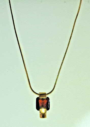 Schlangenkette vergoldet - 54,