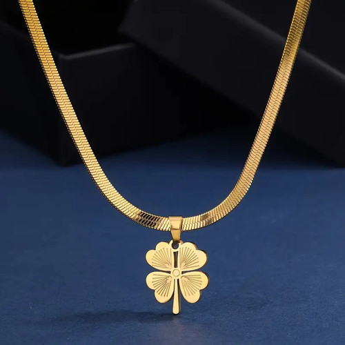 Damen halskette 18k vergoldet - 18k,