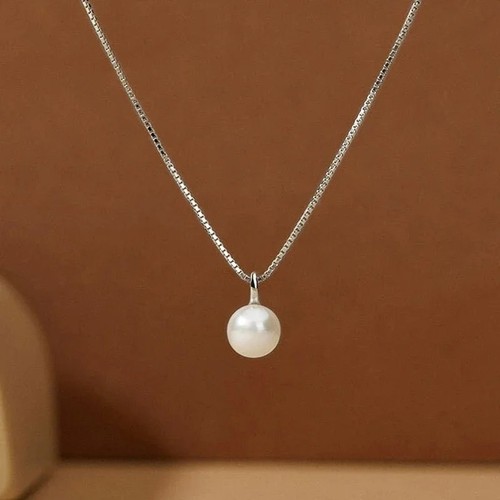 Halskette gold silber perle - gold,