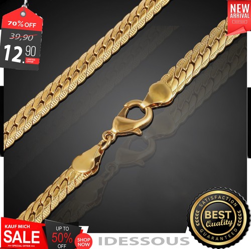 18k goldkette vergoldet 50cm - 18k,