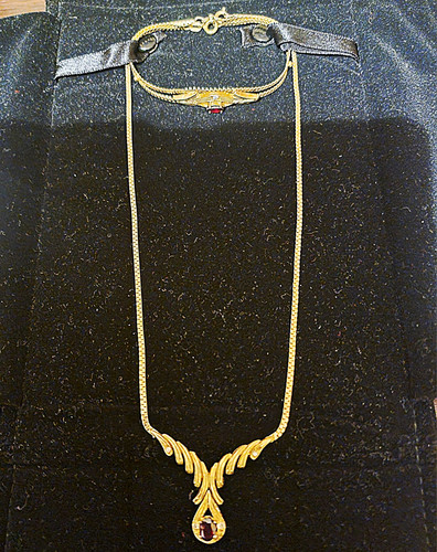 Vintage collier halskette - vintage, 45