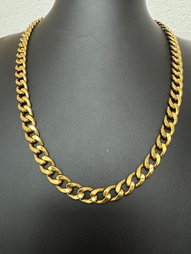 Edelstahl panzerkette collier - edelstahl,