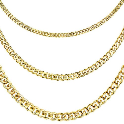 Kette gold herren vergoldet - gold,