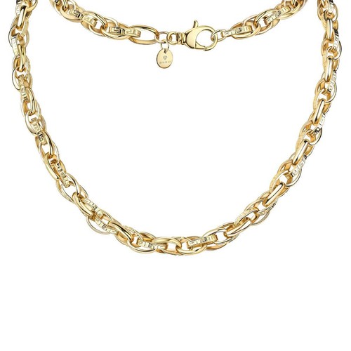 Kette gold vergoldet - gold, damen