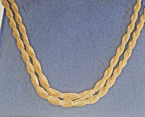 Designer mesh kordelkette - 31,