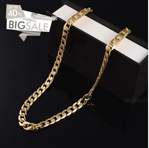 Goldkette 7mm herren 60cm - 7mm, lang